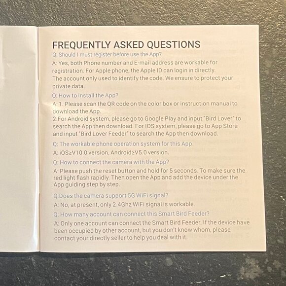 Smart AI Recognition Camera Bird Feeder (NWOT) - Picture 10 of 16